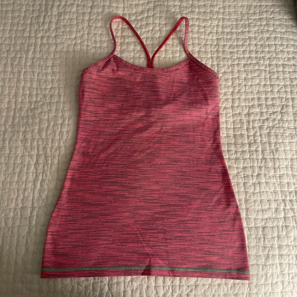 Lululemon Pink Y Top Size 6